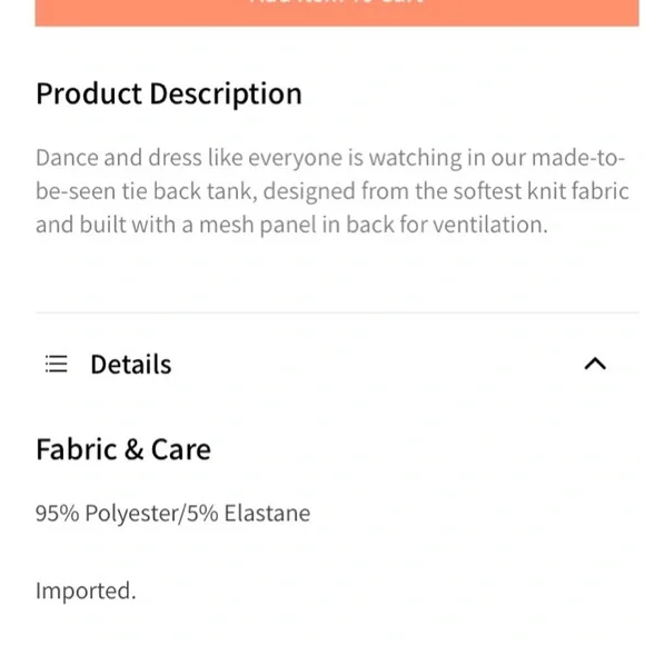 Fabletics Monet Back Tie Back Tank Top XXL White EUC - Picture 5 of 16